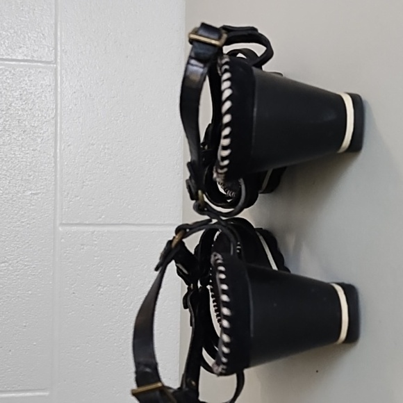 Aerosoles What's What Black Wedge Sandal anti slip sole whip stitching 7.5 - Picture 4 of 15